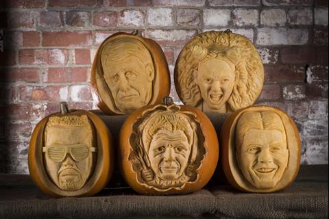 Morrisons has done a twist on the jack-o'-lantern tradition and carved pumpkins  in the style of celebrity faces